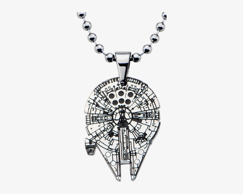 Millennium Falcon Pendant Necklace, transparent png download