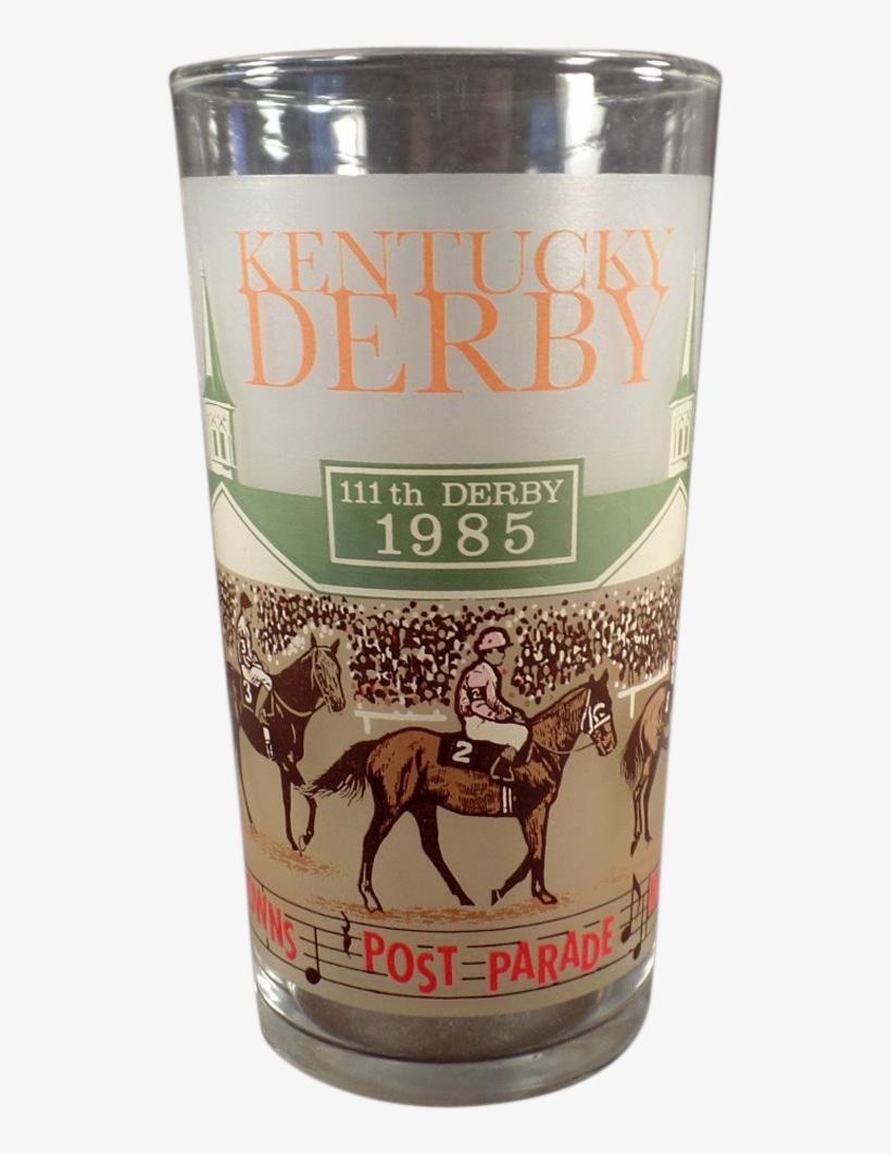 1985 Kentucky Derby Glass - The Kentucky Derby, transparent png download