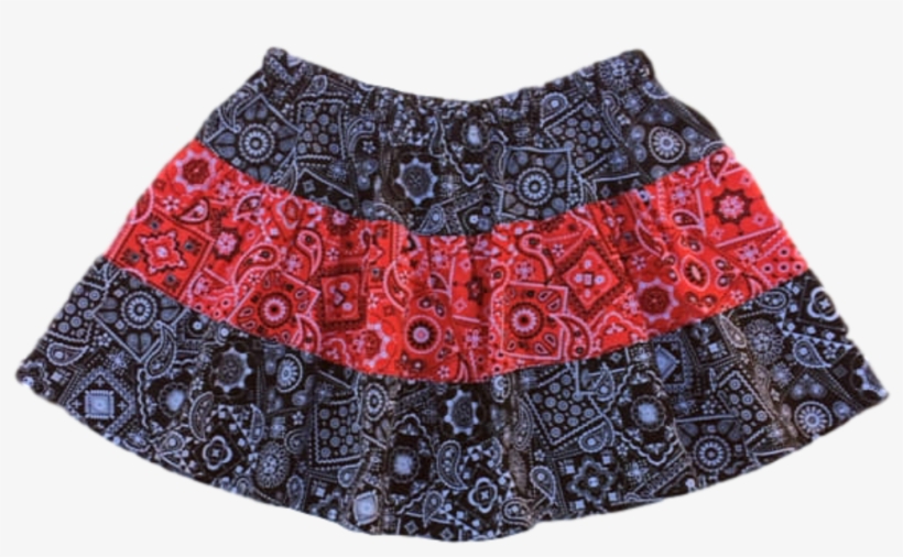 Bandanna Print Hippie Skirt - Skirt, transparent png download