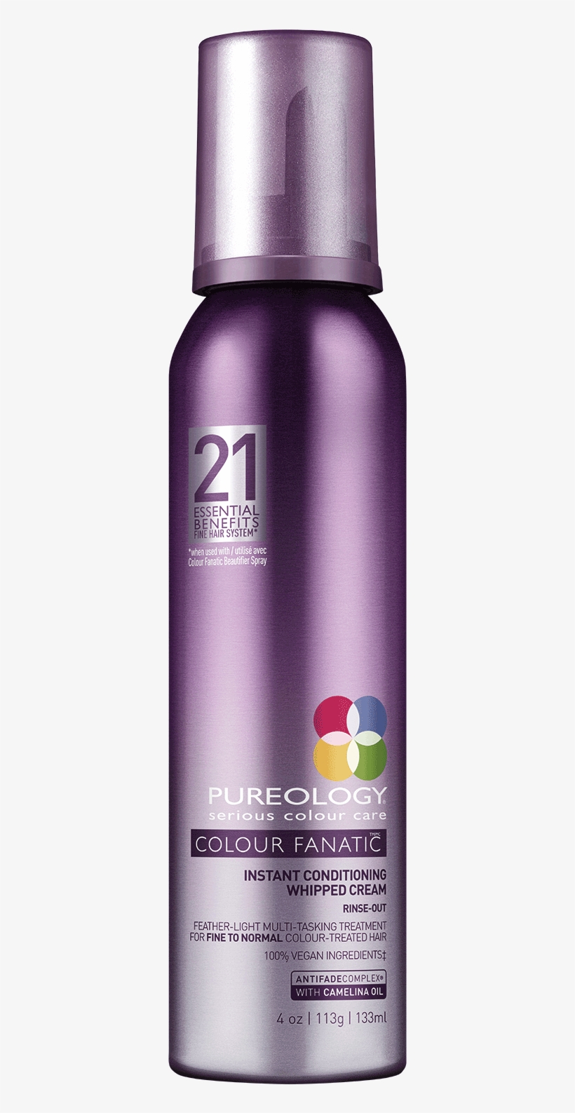Color Fanatic Conditioning Whipped Hair Cream - Pureology Colour Fanatic Instant Conditioning Whipped, transparent png download