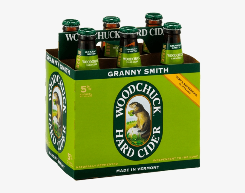 Woodchuck Granny Smith Hard Cider - 6 Pack, 12 Fl Oz, transparent png download