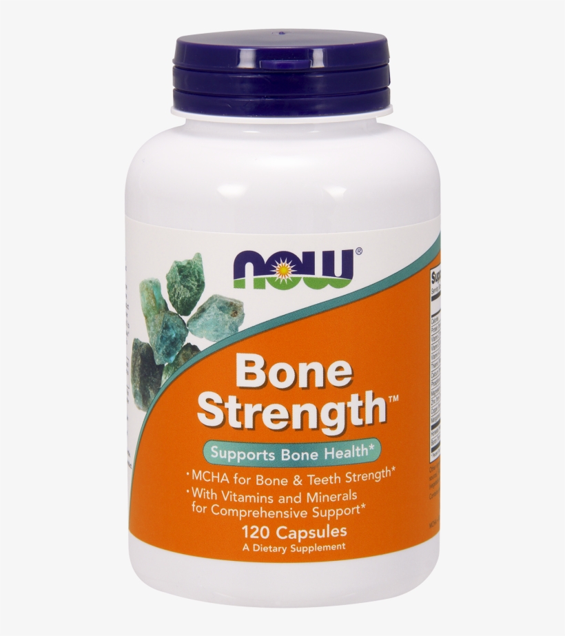 Bone Strength™ Capsules - Now Foods Bone Strength 240 Caps, transparent png download