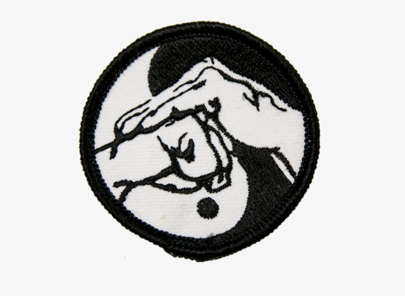1467 Yin Yang Salute Patch 2" - Yin And Yang, transparent png download
