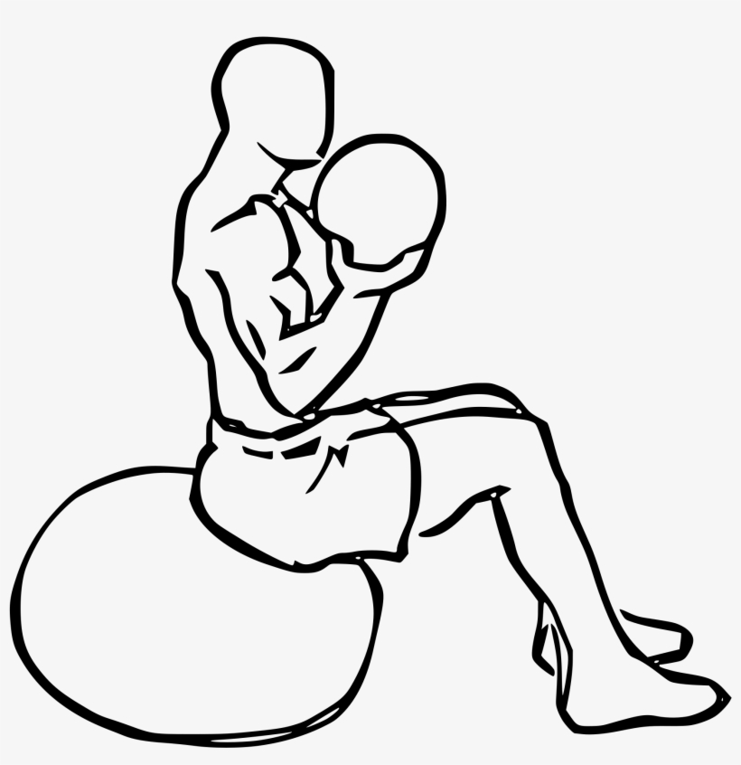 Open - Medicine Ball Biceps Curls, transparent png download