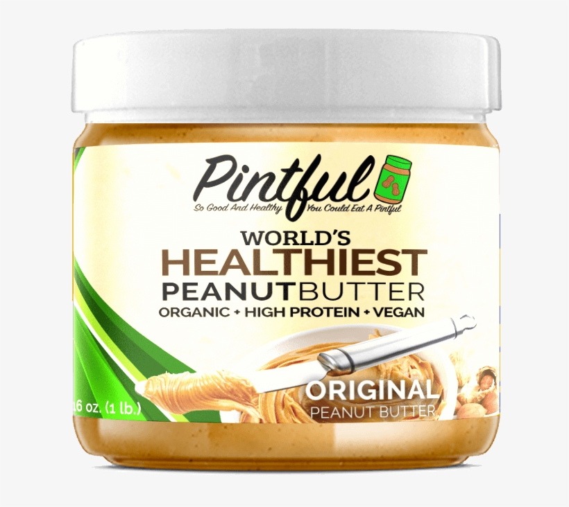 Pintful Peanut Butter Jar - Fat, transparent png download