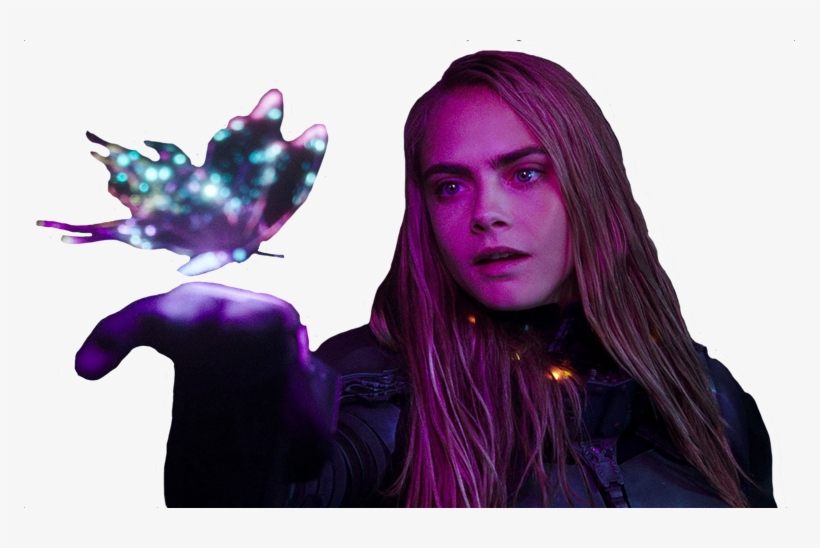 Ethan Hawke , John Goodman And Herbie Hancock Mirror - Valerian And The City Of A Thousand Planets Butterfly, transparent png download