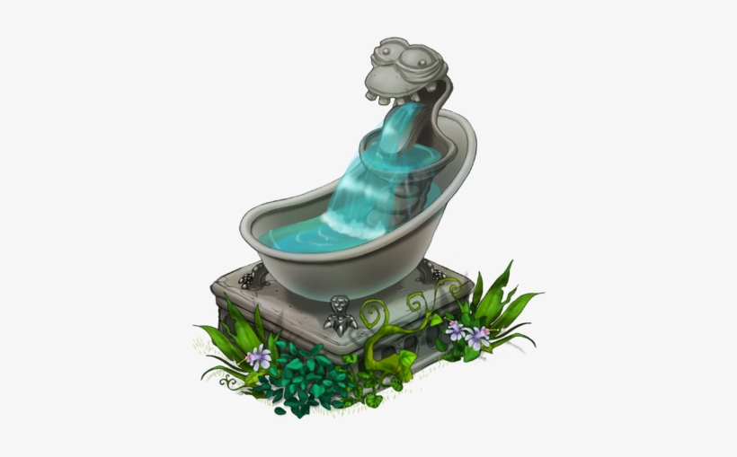Tub Fountain - Portable Network Graphics, transparent png download