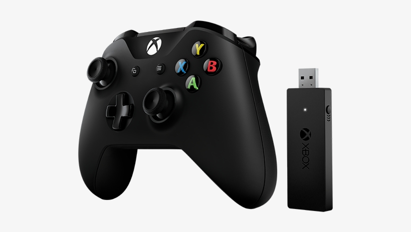 Xbox Controller Wireless Adapter For Windows - Microsoft Xbox Bluetooth Controller For Xbox One, transparent png download