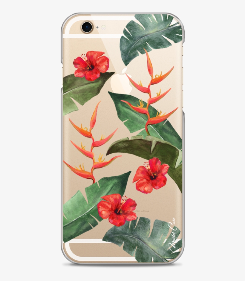 Coque Iphone 6plus/6splus Tropical Watercolor Design - Iphone 6s, transparent png download
