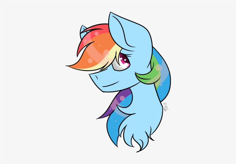 Chipthedoritoqueen, Bust, Chest Fluff, Portrait, Rainbow - Artist, transparent png download