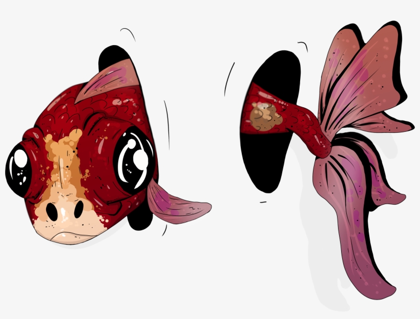 Png Black And White Download R Zzyman Art Fish Cute - Art, transparent png download