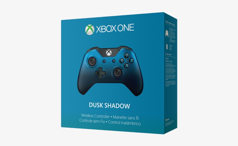 3023299-xbox2 - Dusk Shadow Blue Wireless Xbox One Controller, transparent png download