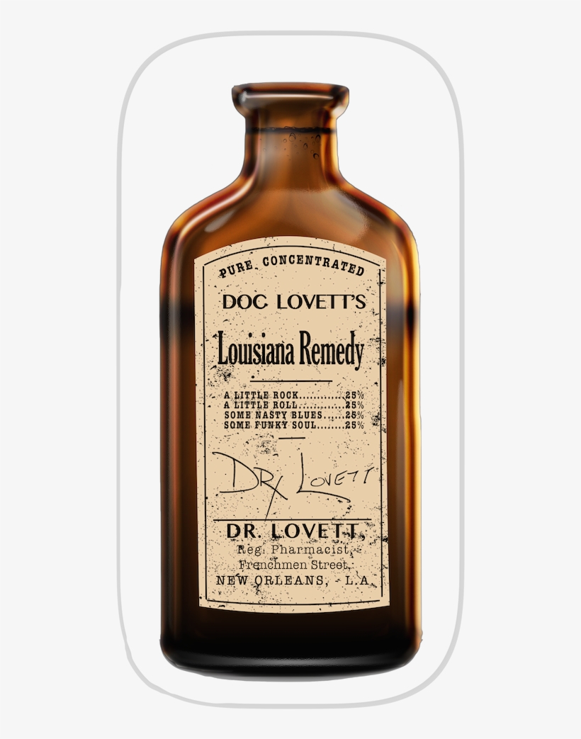 Doc Lovett Medicine Bottle, transparent png download