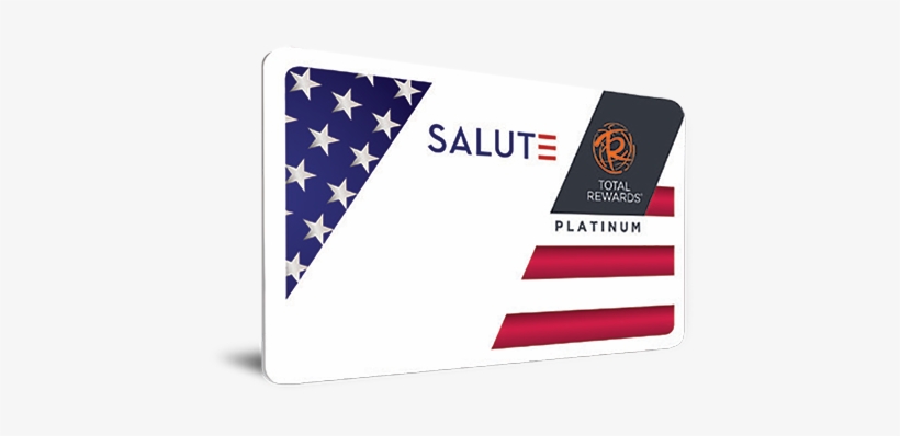Caesars Entertainment Thanks Our Armed Forces - Total Rewards Salute Card, transparent png download