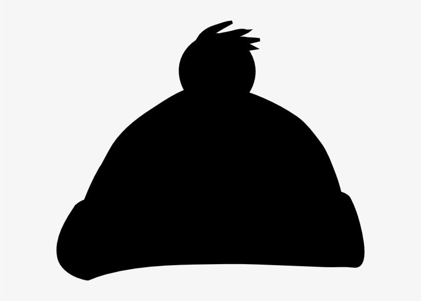 Black - Black Winter Hat Clipart, transparent png download