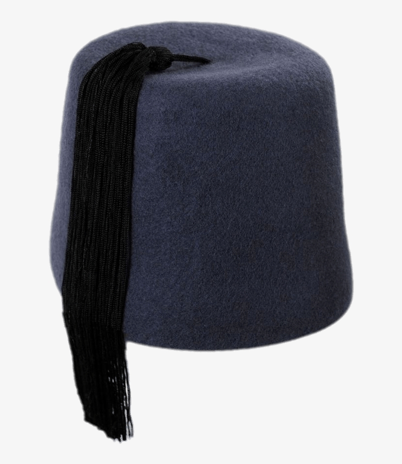 Download - Village Hat Shop Grey Fez With Black Tassel: Size:, transparent png download