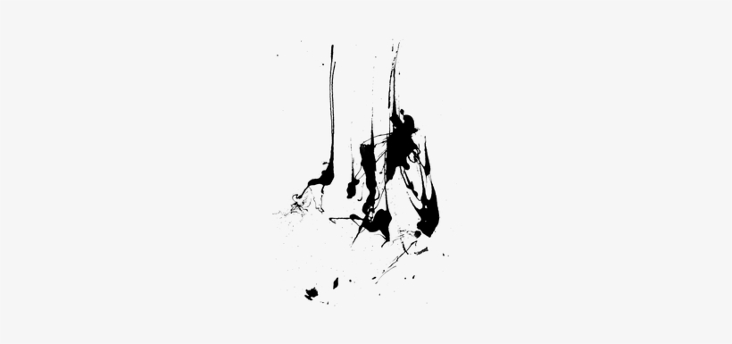 Collection Of Free Bush Drawing Ink - Ink Splash Ink Drop Splash, transparent png download