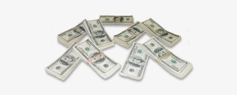 Cash Stacks For Free Download On - Money, transparent png download
