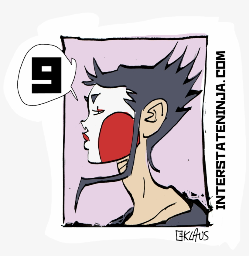 No Nine Sticker 3, transparent png download