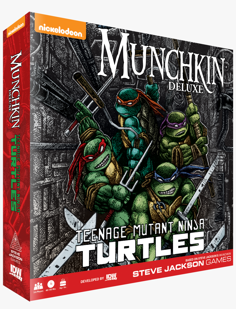 Teenage Mutant Ninja Turtles Backerkit Is Live - Munchkin Teenage Mutant Ninja Turtles, transparent png download