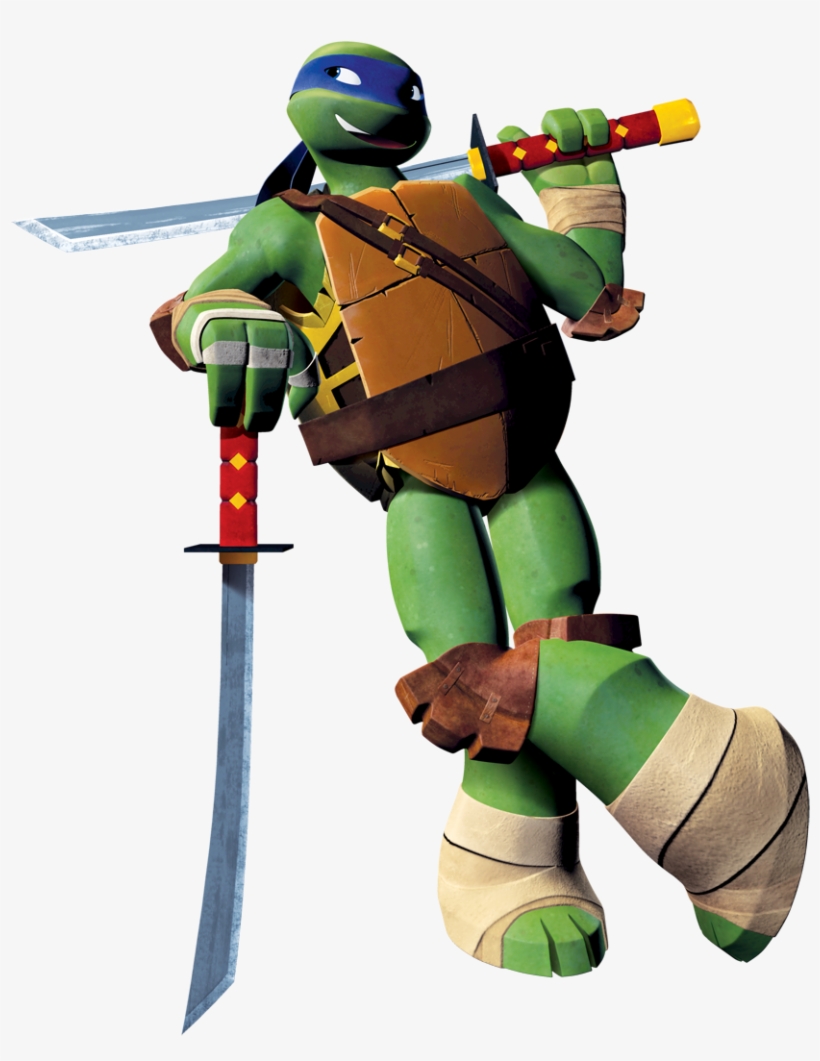 Nick Renews Tmnt Through 4th Season, New Leonardo Voice - Teenage Mutant  Ninja Turtles Leonardo Transparent PNG - 984x1181 - Free Download on NicePNG, image size:820x1061