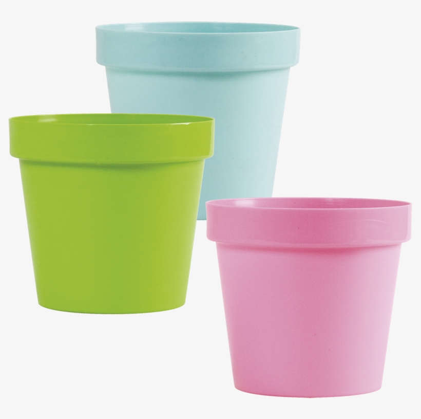 Flower Pot - Plastic, transparent png download