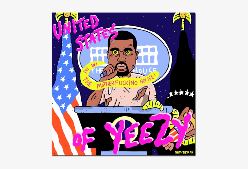 Yeezy President Print - Poster, transparent png download