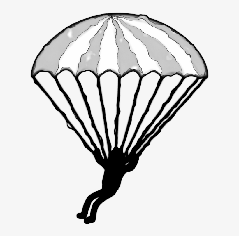 Parachute - Parachutiste Png, transparent png download