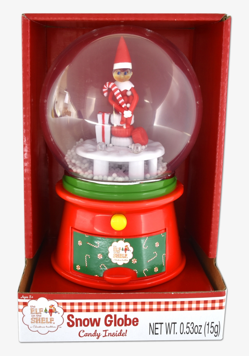 Elf On The Shelf Elf On The Shelf® Snow Globe - Christmas Day, transparent png download