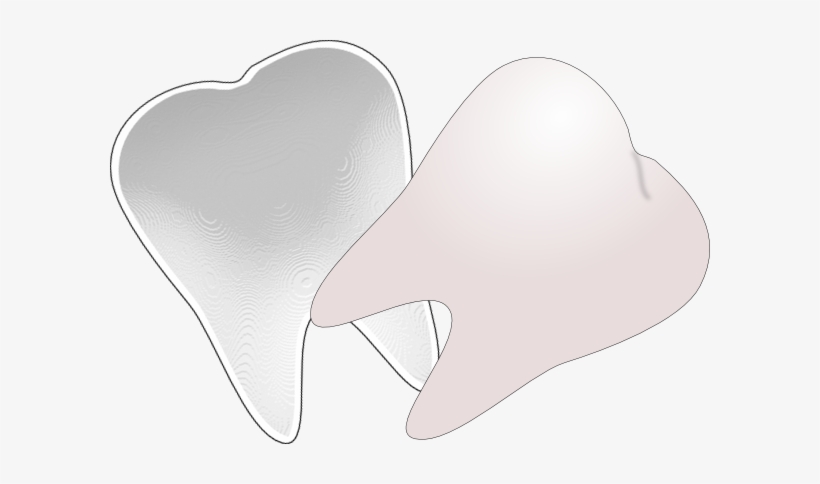Tooth Outline Free Clipart - Tooth Clip Art, transparent png download