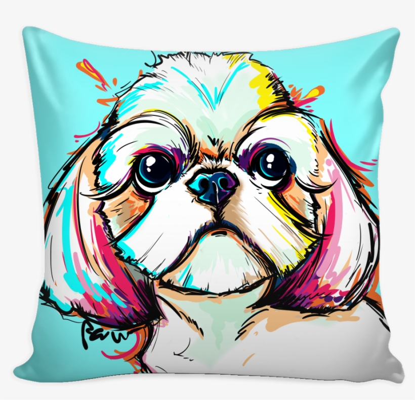 Shih Tzu Pillow Cover - Dog, transparent png download