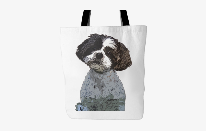 Shih Tzu Dog Tote Bags - Shih Tzu Dog Tote Bags - Shih Tzu Bags, transparent png download
