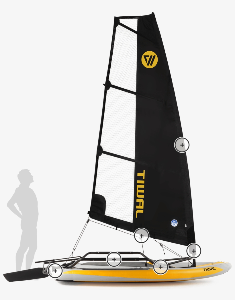 Tiwal 3 Foldable Sailboat - Tiwal 3, transparent png download