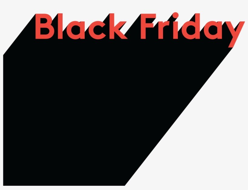 Black Friday Typography - Graphic Design, transparent png download