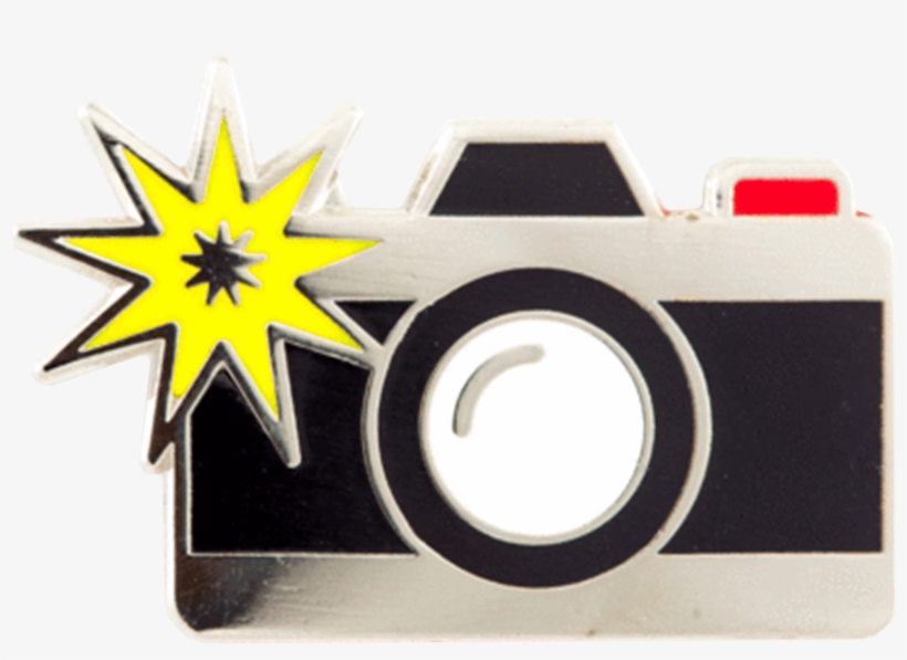 Camera Flash Pin - Lapel Pin, transparent png download