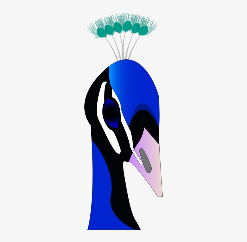 About 757 Free Commercial & Noncommercial Clipart Matching - Peacock Face Clip Art, transparent png download