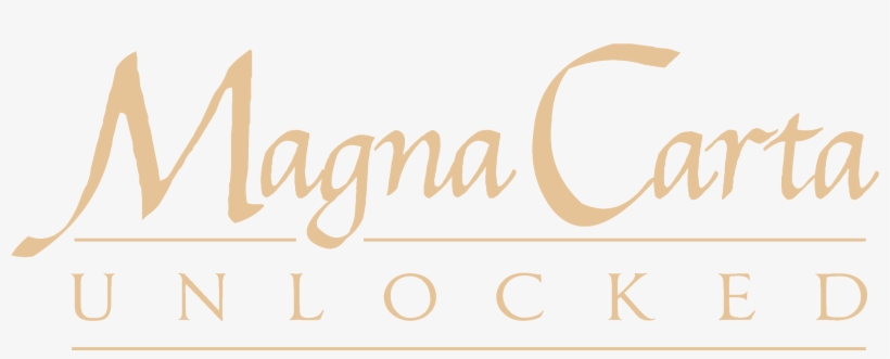 Magana Carta Unlocked - Calligraphy, transparent png download