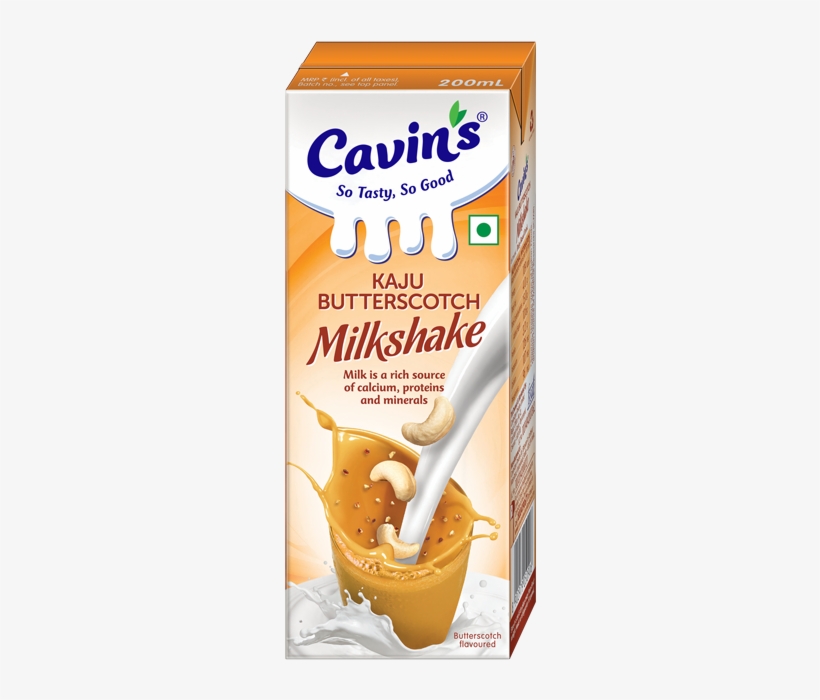 Cavin's Kaju Butterscotch Milkshake - Cavins Milkshake, transparent png download