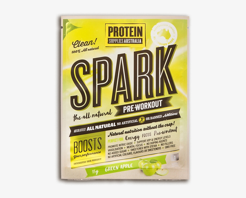 Spark Sampler - Protein Supplies Australia Spark All Natural Pre-workout, transparent png download