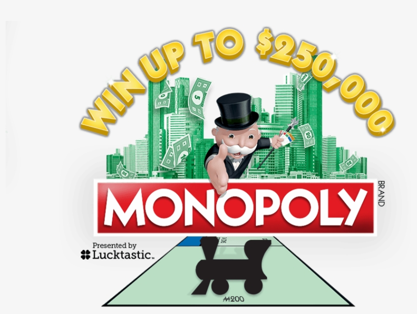 Lucktastic Is A Free App Where Players Can Win Real - Hasbro Monopoly Board Game, transparent png download