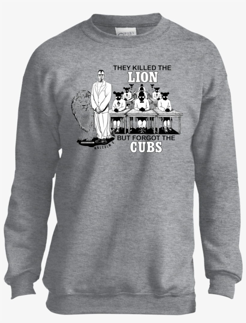 Malcolm X - Youth Special Edition Crewneck Sweatshirt, transparent png download