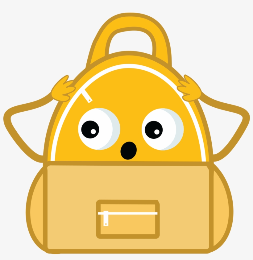 This Is A Sticker Of A Backpack Emoji, transparent png download