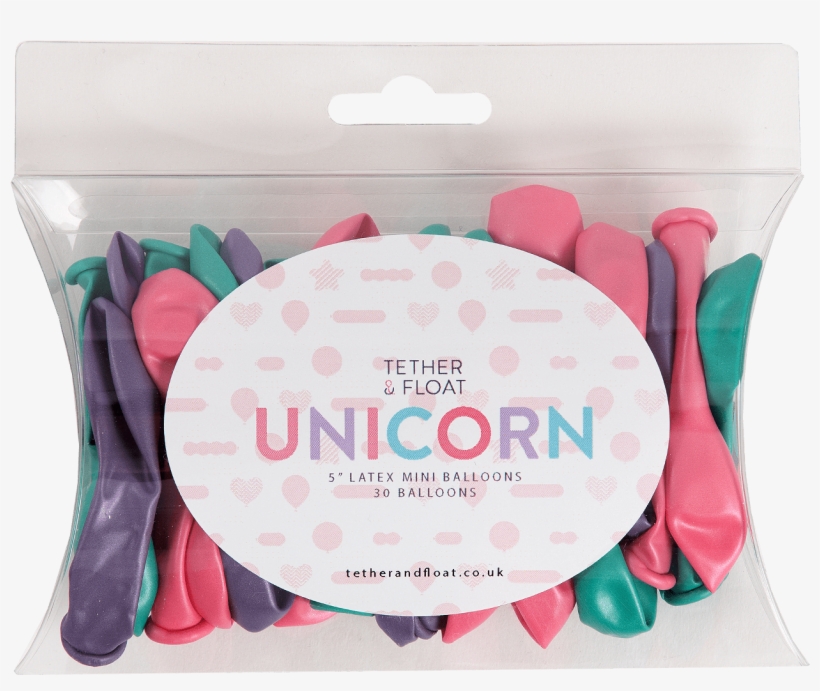 Unicorn Mini Balloons - Balloon, transparent png download