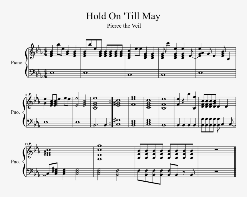 Print - Naruto Despair Piano Sheet Music, transparent png download