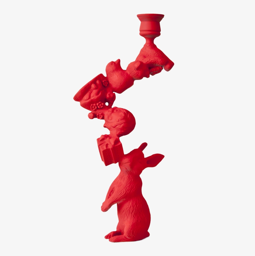Wonderland Rabbit Candleholder, transparent png download