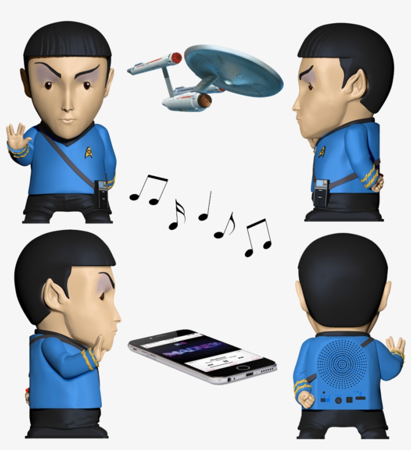 About The Products Below - Fametek Ft-ksc Mr. Spock + Captain Kirk 6" Tall Vinyl, transparent png download