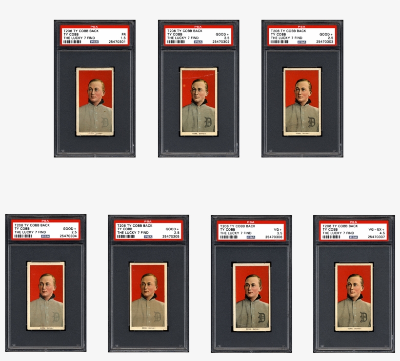 In February, 2016, A Family Going Through Their Great-grandparents' - Ty Cobb Baseball Card, transparent png download