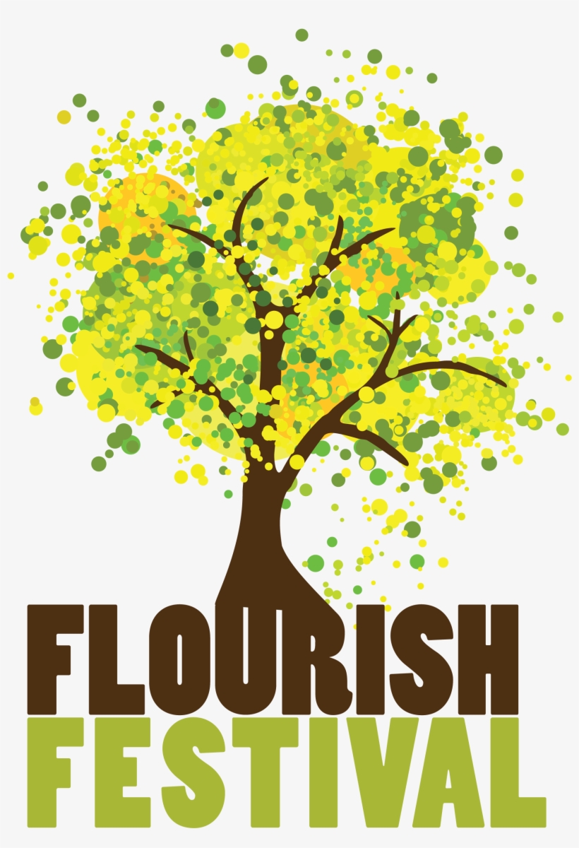 Flourish Festival Logo-06 - Festival, transparent png download