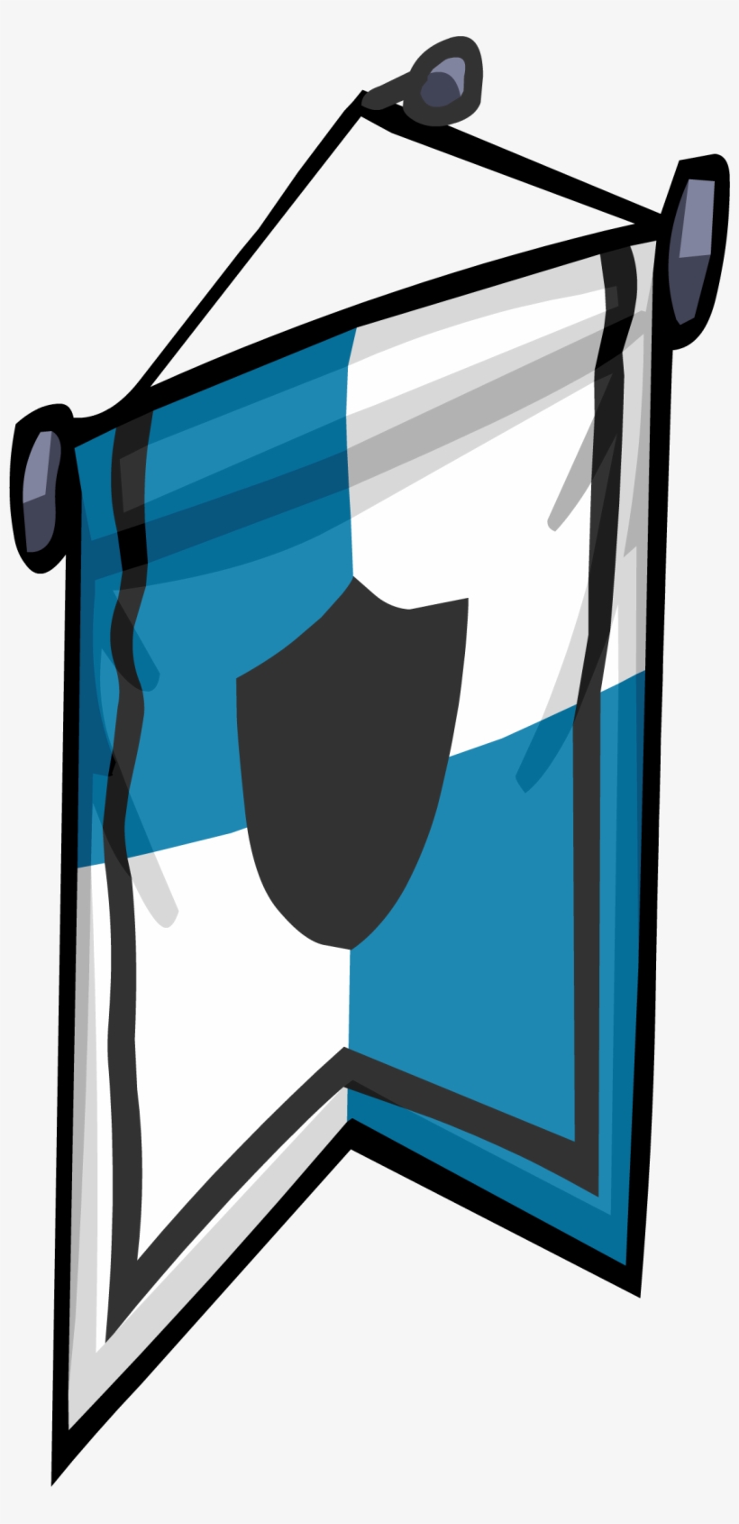 Ye Olde Blue Banner Sprite 003, transparent png download