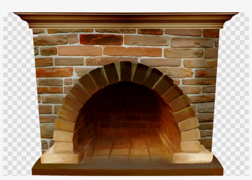 Chimenea Png Clipart Santa Claus Fireplace Chimney, transparent png download